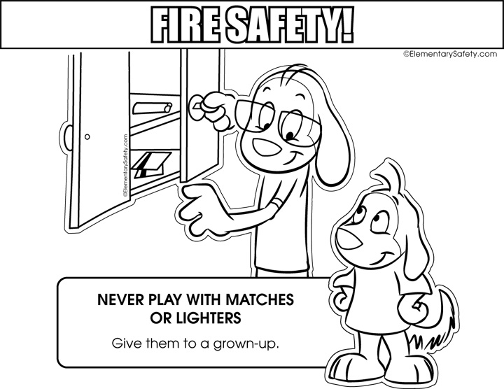 workplace safety coloring pages - photo #28
