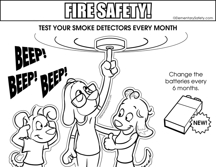 safety coloring pages for preschool - photo #43