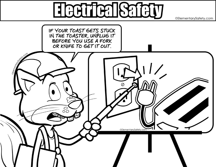 safety equipment coloring pages - photo #18