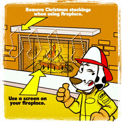 Use a screen on your fireplace