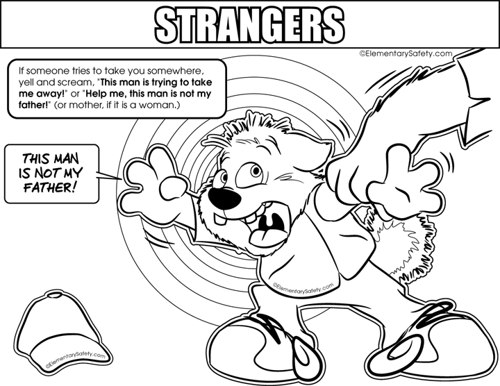 Stranger Danger Coloring Personal Safety Stranger Danger Coloring Personal Safety