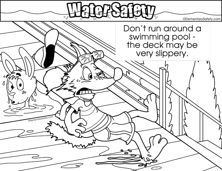 Safety coloring pages to download and print for free